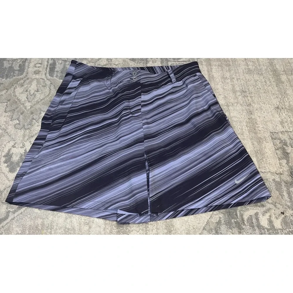 Nike Golf Tour Performance Womens Skirt W Removable Shorts Size 6 Purple 2 Piece
